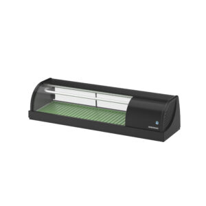 Hoshizaki HNC-120BE-R-BLH Sushi display case with LED lighting, right-sided